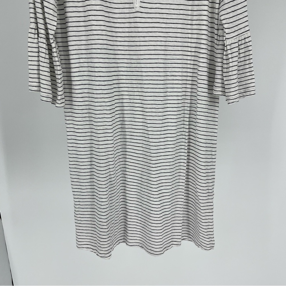SOFT SURROUNDINGS NWT LOLANA DRESS BLACK WHITE PETITE MEDIUM - Picture 5 of 11